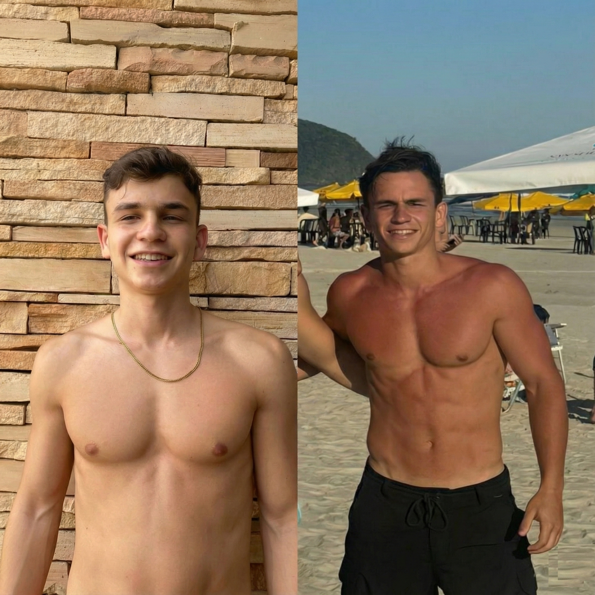 Antes e Depois Vitor